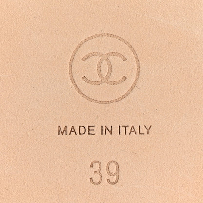 Chanel Wool Tweed Patent Mary Jane Flats 39 Lilac 7 of 12