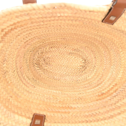Loewe Raffia Basket Tote Bag Natural Tan 5 of 9