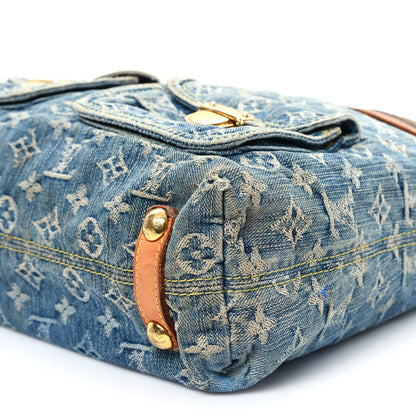 Louis Vuitton Denim Baggy GM Blue 9 of 12