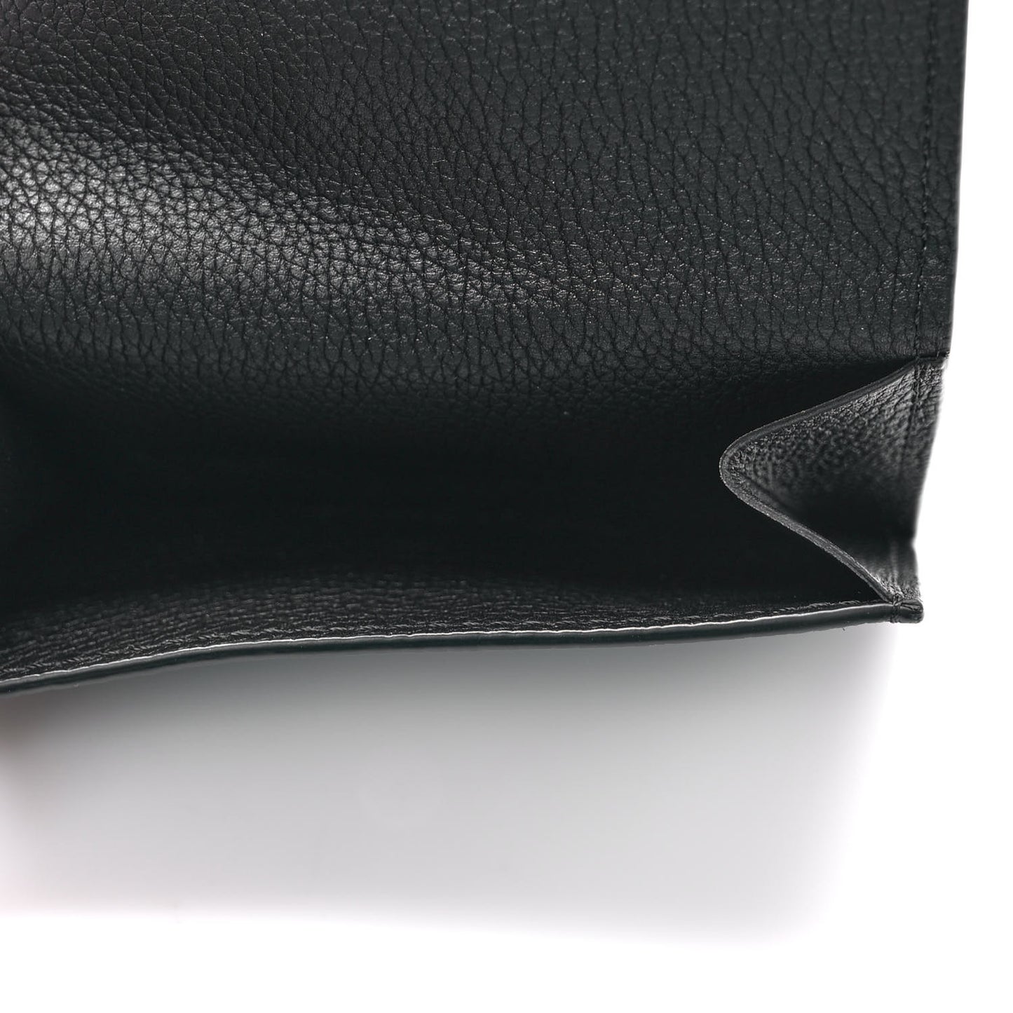 Calfskin Lockmini Wallet Black