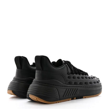 Bottega Veneta Calfskin Rubber Storm Larry Sneakers 40 Black 4 of 13