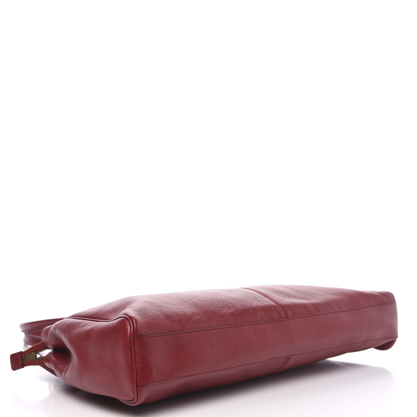 Calfskin Large Re(Belle) Top Handle Bag Red