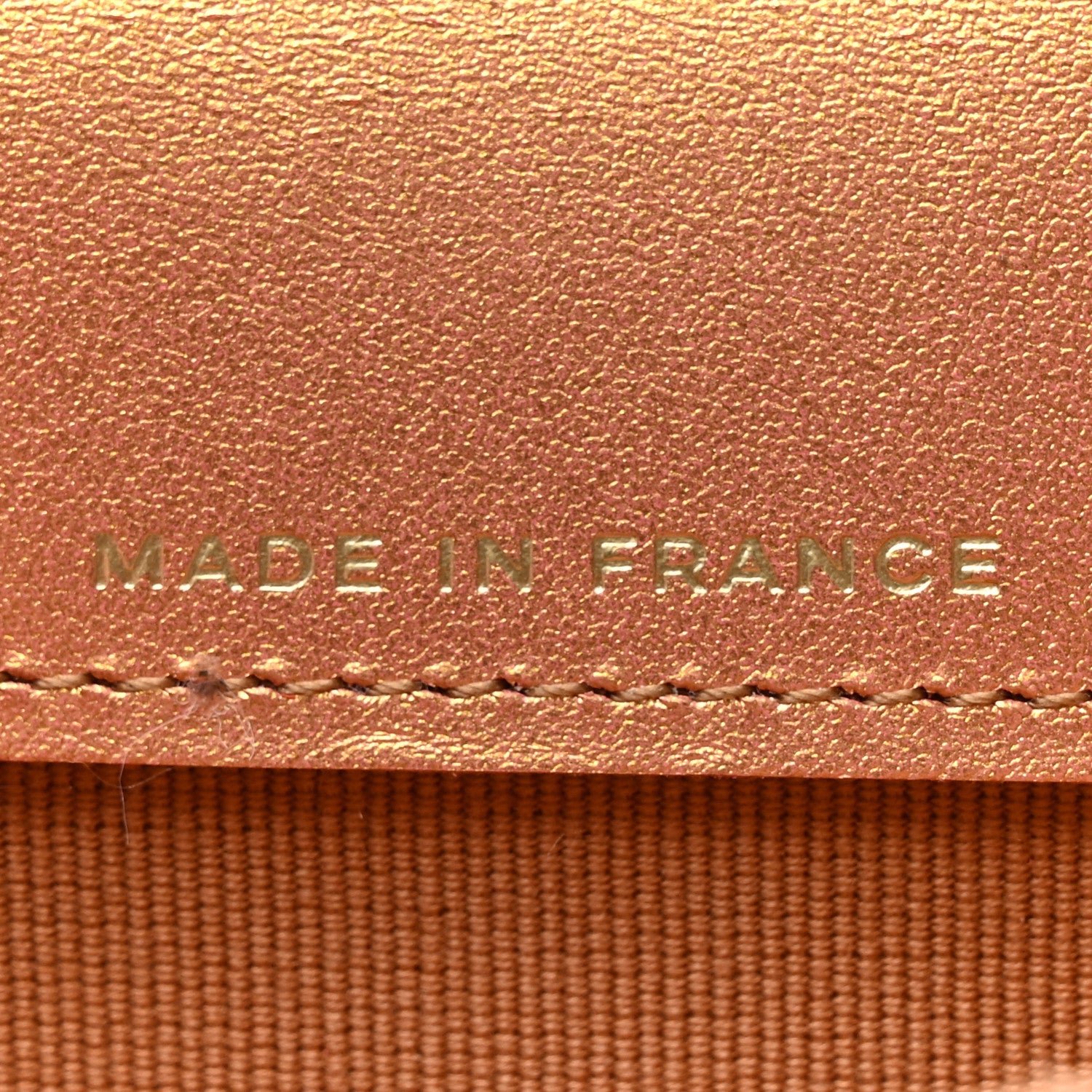 Chanel Metallic Lambskin Quilted Flap Card Holder Wallet Golden 7 of 10