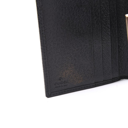 Gucci Monogram Web French Flap Wallet Black 7 of 8