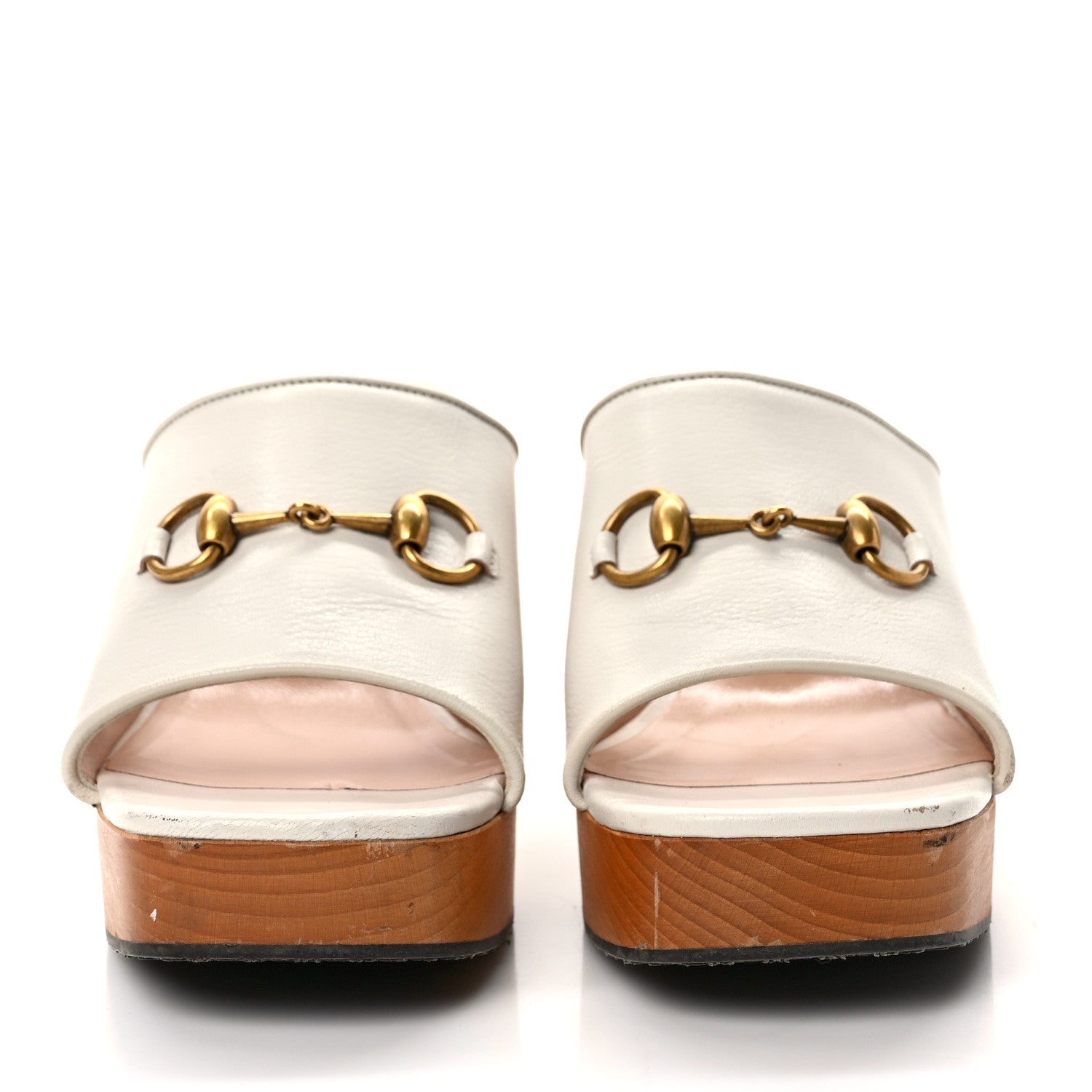 Gucci Granada Kid Houdan Platform Slide Sandals 41 Mystic White 2 of 10