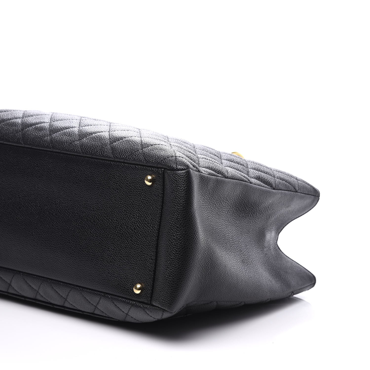 Chanel Caviar Quilted XL Grand Shopping Tote GST Black 6 of 10