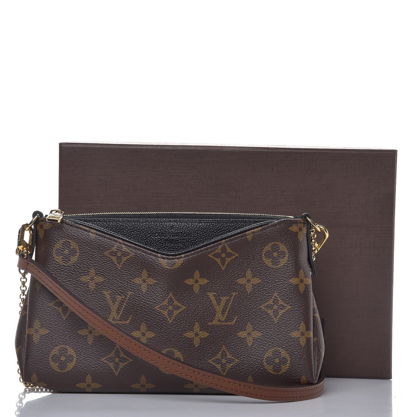Monogram Pallas Clutch Black