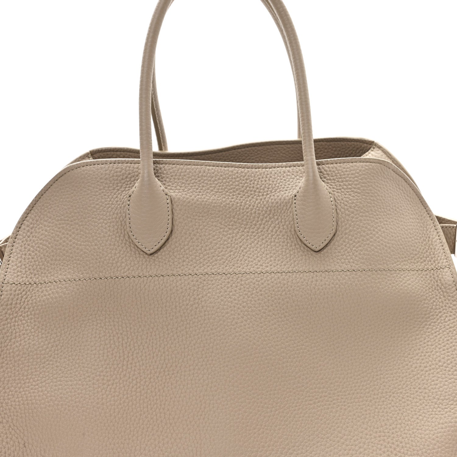 The Row Matte Grained Calfskin Soft Margaux 15 Dark Taupe Dark Taupe 6 of 8