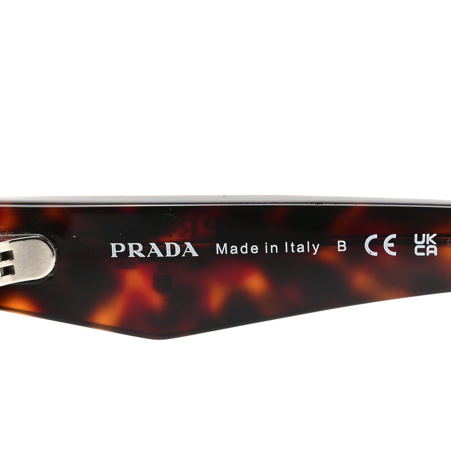 Prada Acetate Symbole Sunglasses SPR B06 Havana 5 of 7