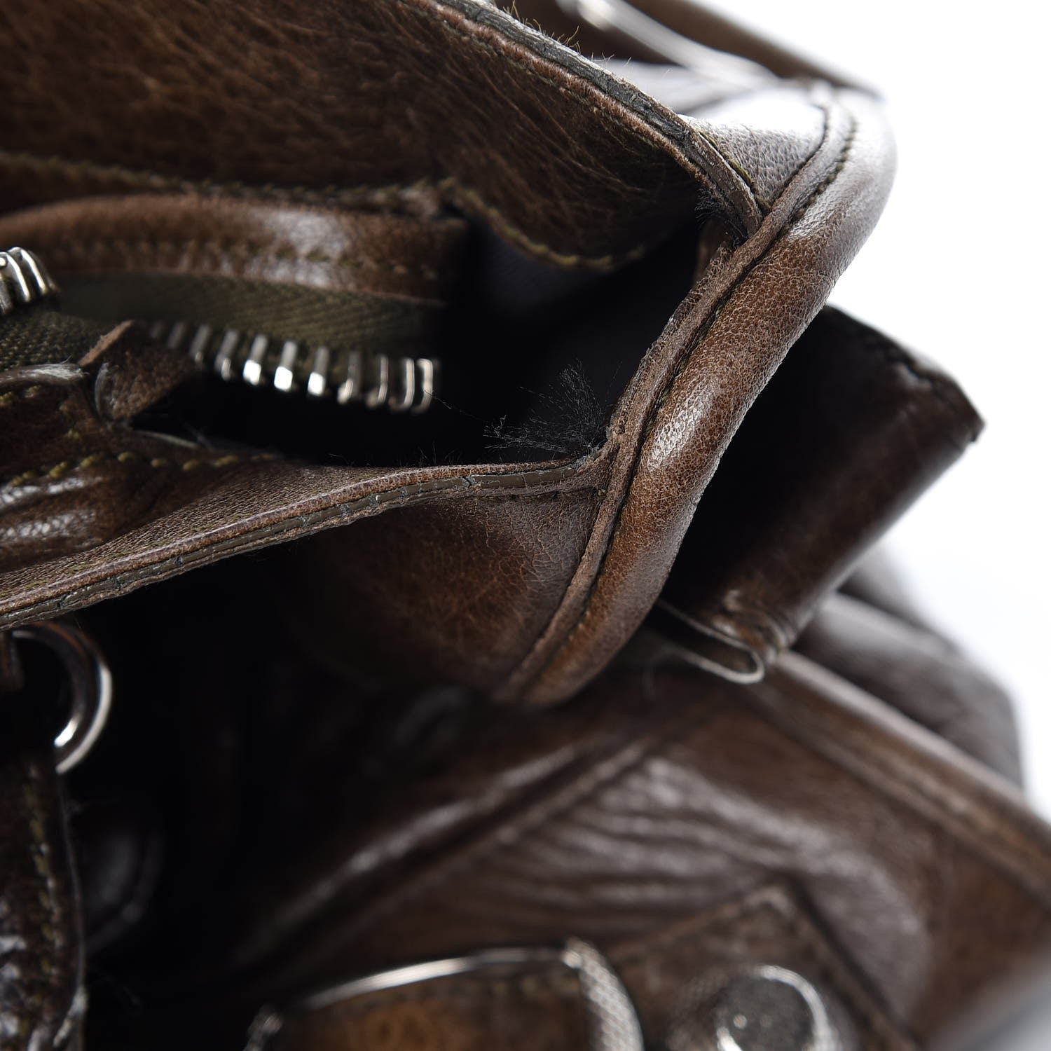 Balenciaga Agneau Giant 21 Silver Hardware City Dark Brown 11 of 17