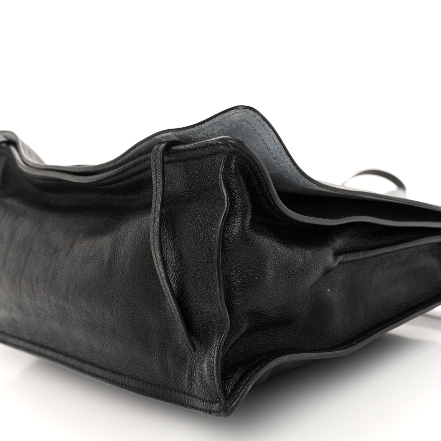 Prada Glace Calf Etiquette Flap Black Astrale 10 of 10