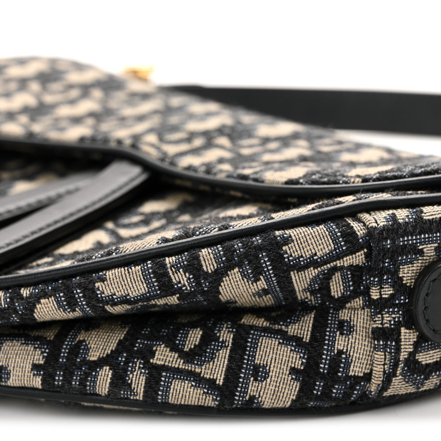 Christian Dior Oblique Saddle Bag Blue 10 of 11