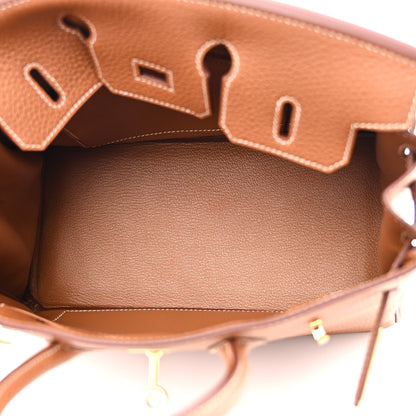 Hermes Togo Birkin 25 Gold 5 of 11