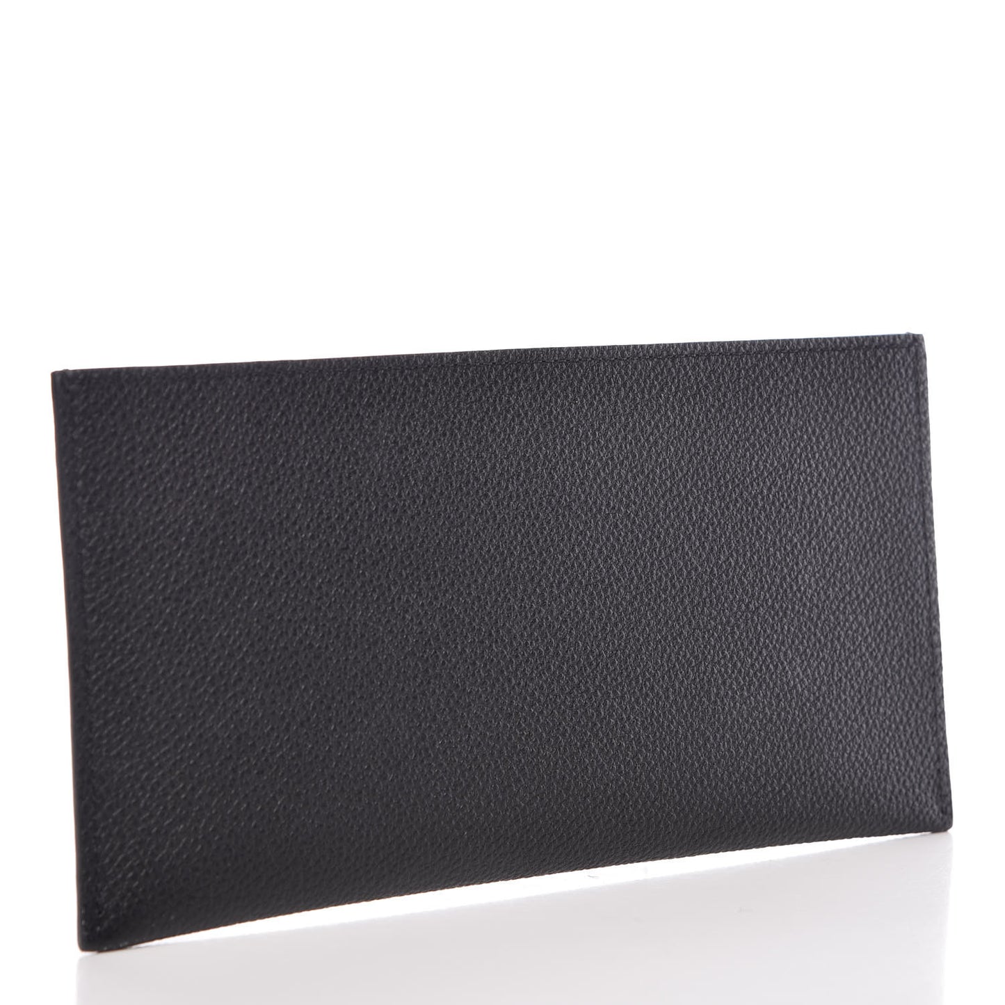 Calfskin Felicie Chain Wallet Card Holder Insert Black