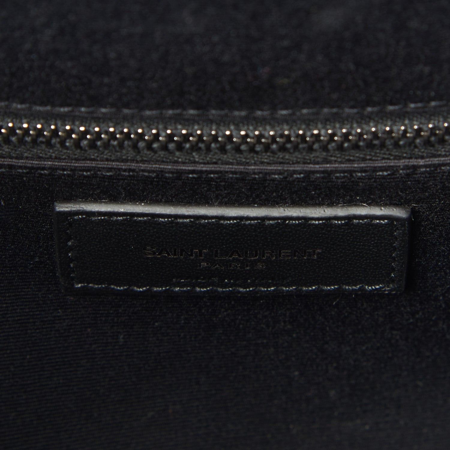 Saint Laurent Calfskin Medium Miles Logo Bowler Duffel Bag Black 8 of 8