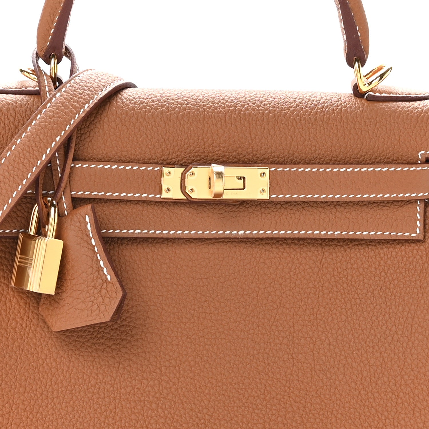 Hermes Togo Kelly Retourne 25 Gold 8 of 11