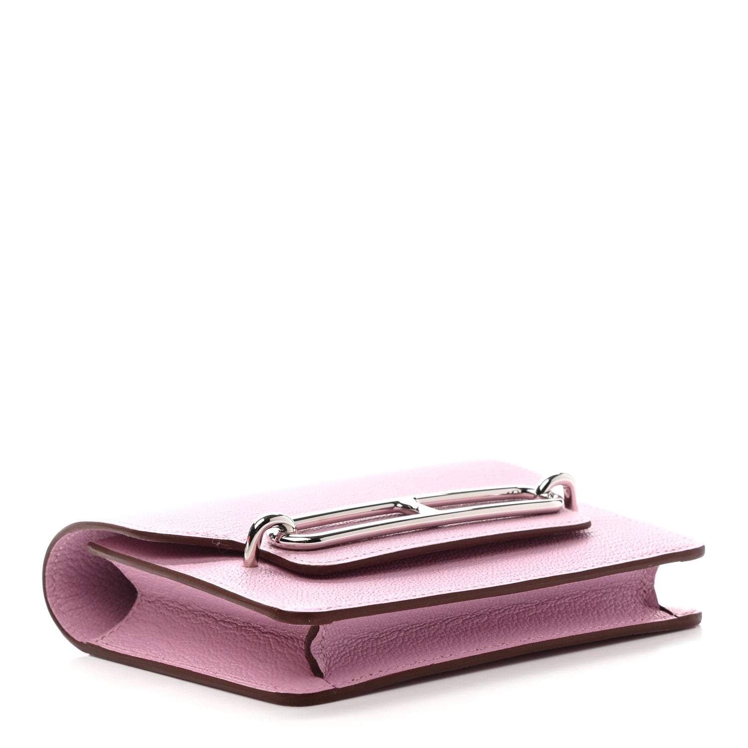 Hermes Chevre Mysore Roulis Slim Wallet Mauve Sylvestre 5 of 10