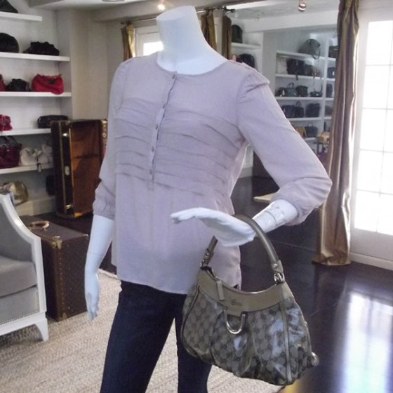 Monogram Crystal D Gold Hobo
