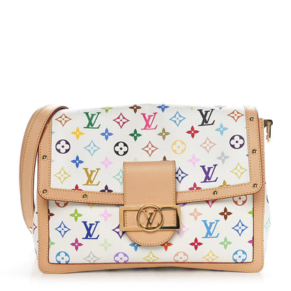 Louis Vuitton LV X TM Monogram Multicolor Dauphine Soft GM White 1 of 10