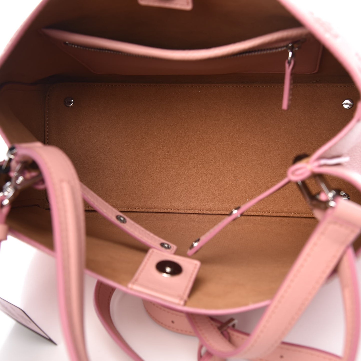 Calfskin Ottomar Monogram Sarah Medium Hobo Pink Blush
