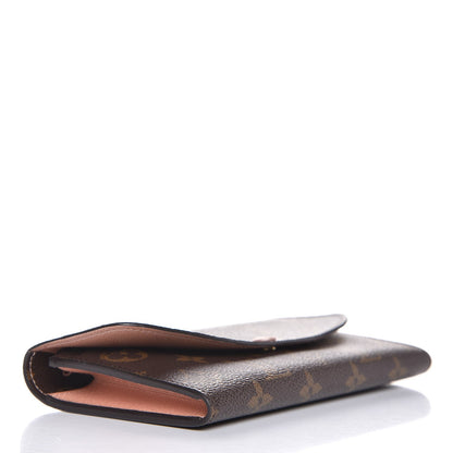 Louis Vuitton Monogram Emilie Wallet Rose Nacre 4 of 8