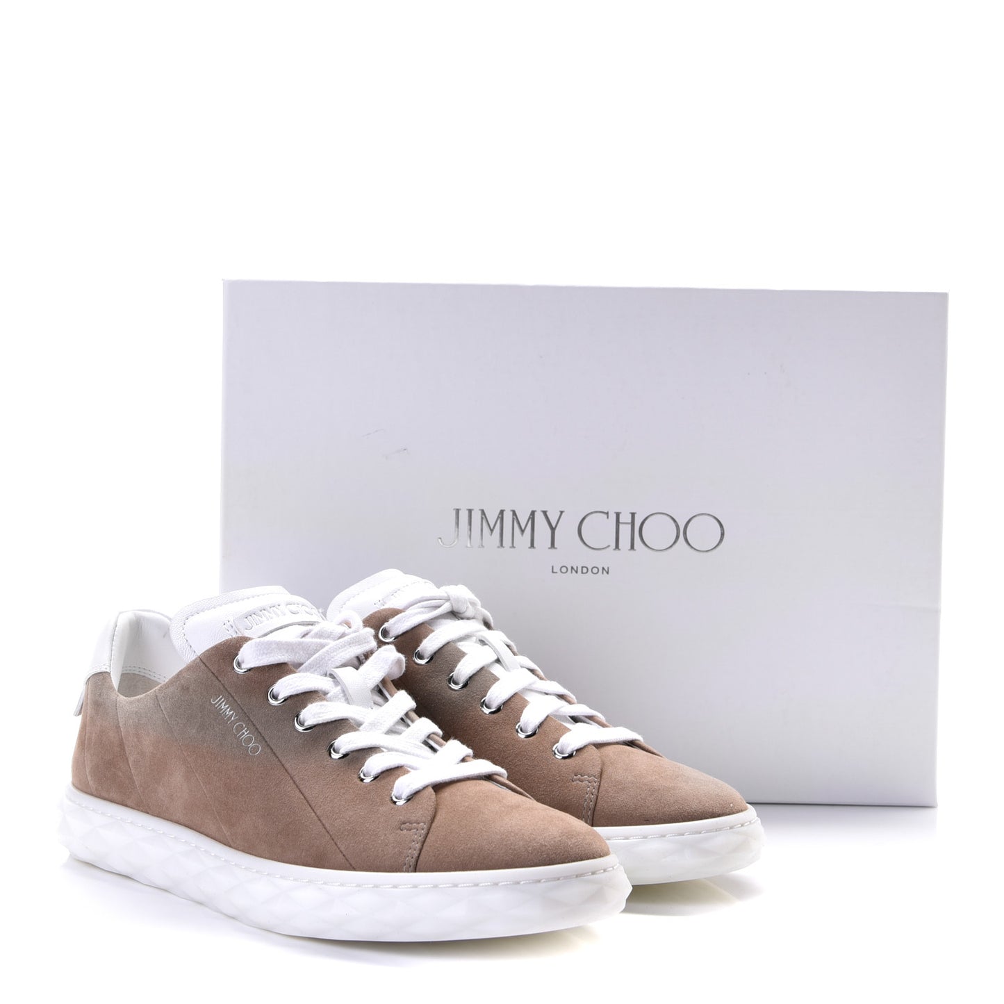 Suede Diamond Sneaker 37 Mocha
