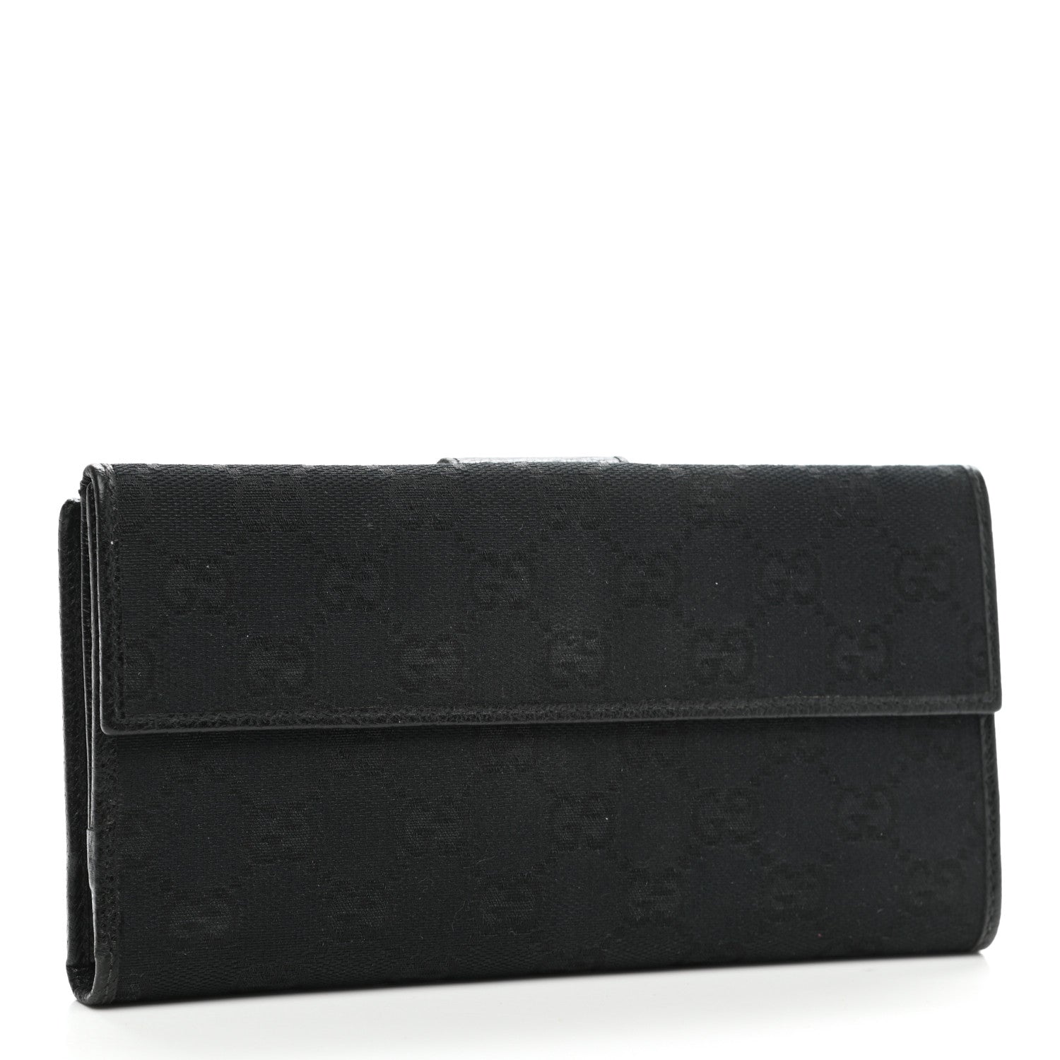 Gucci Monogram Abbey Continental Wallet Black 3 of 10