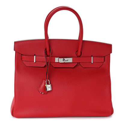 Hermes Epsom Birkin 35 Rouge Casaque 1 of 13
