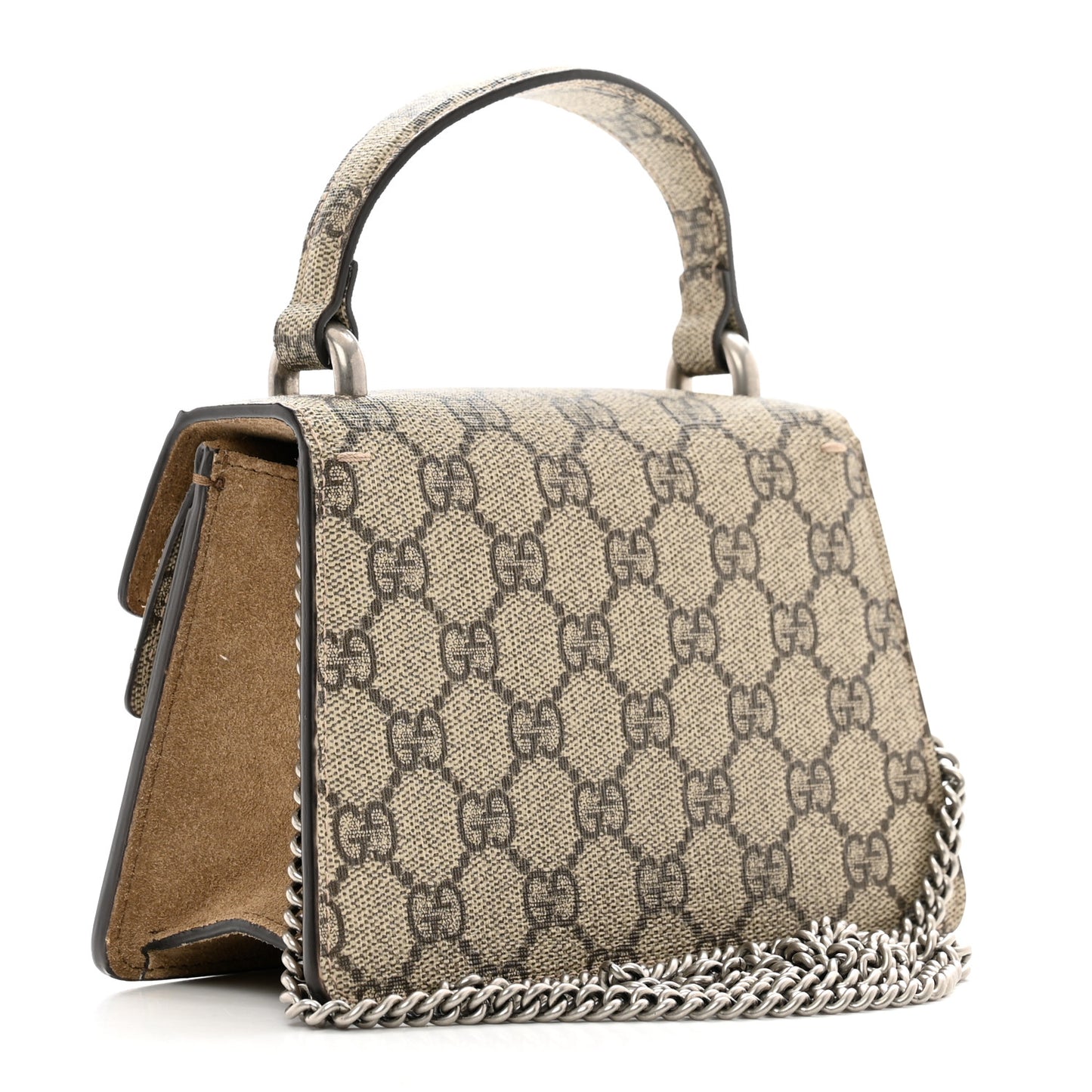 GG Supreme Monogram Mini Dionysus Top Handle Bag Taupe
