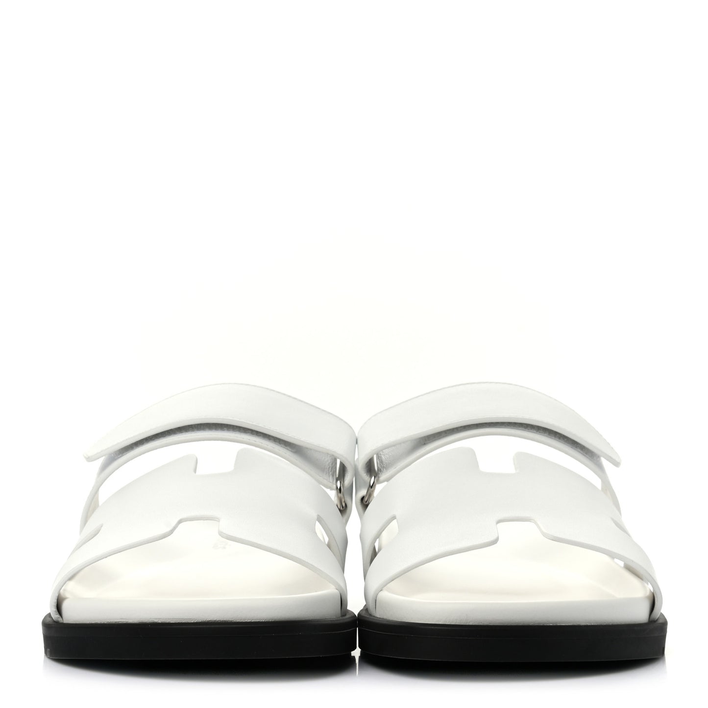 Calfskin Womens Chypre Sandals 40 White
