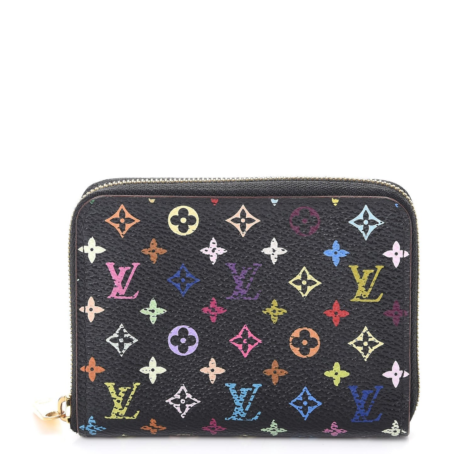 Monogram Multicolor Zippy Coin Purse Black Grenade