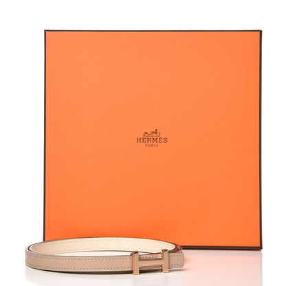 Hermes Swift Epsom 13mm Quizz H Belt 80 Gris Tourterelle Craie 7 of 7