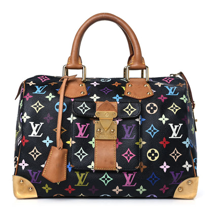 Louis Vuitton Monogram Multicolor Speedy 30 Black 1 of 9
