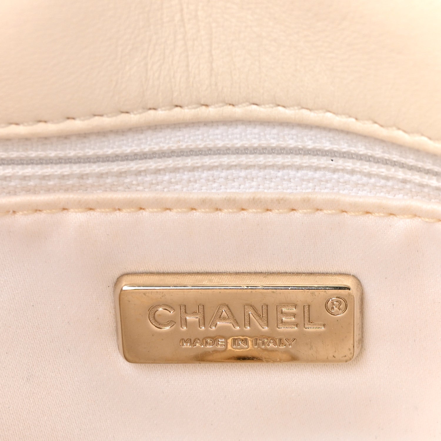 Chanel Sequin Small Single Flap White 6 of 10