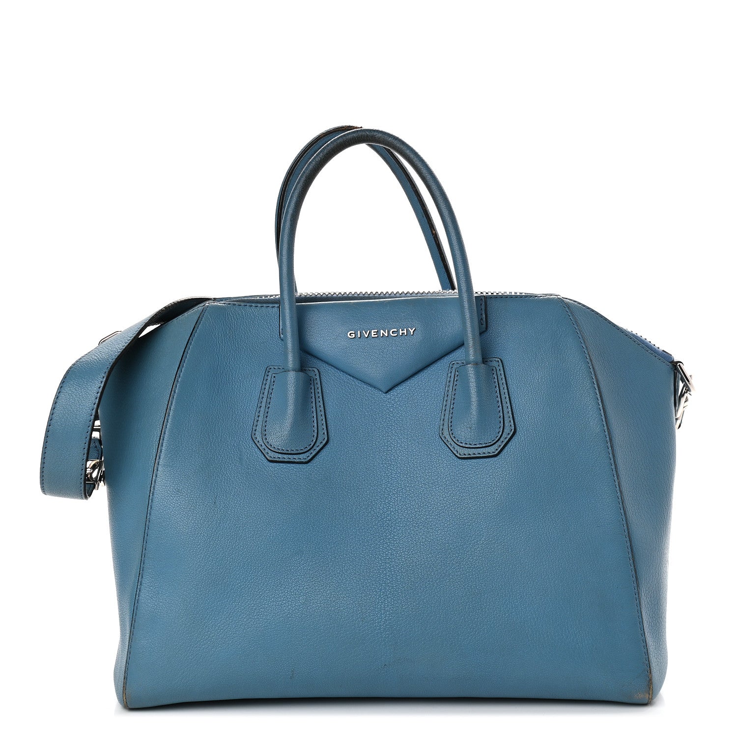 Givenchy Sugar Goatskin Medium Antigona Mineral Blue 1 of 14