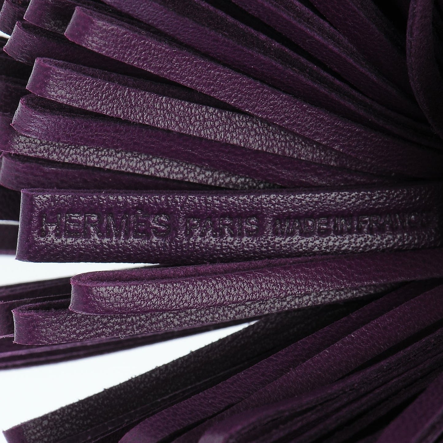 Lambskin Carmen Tassel Key Holder Violet