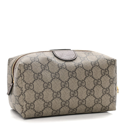 Gucci Soft GG Supreme Monogram Calfskin Medium Ophidia Cosmetic Case Beige Ebony New Acero 3 of 11