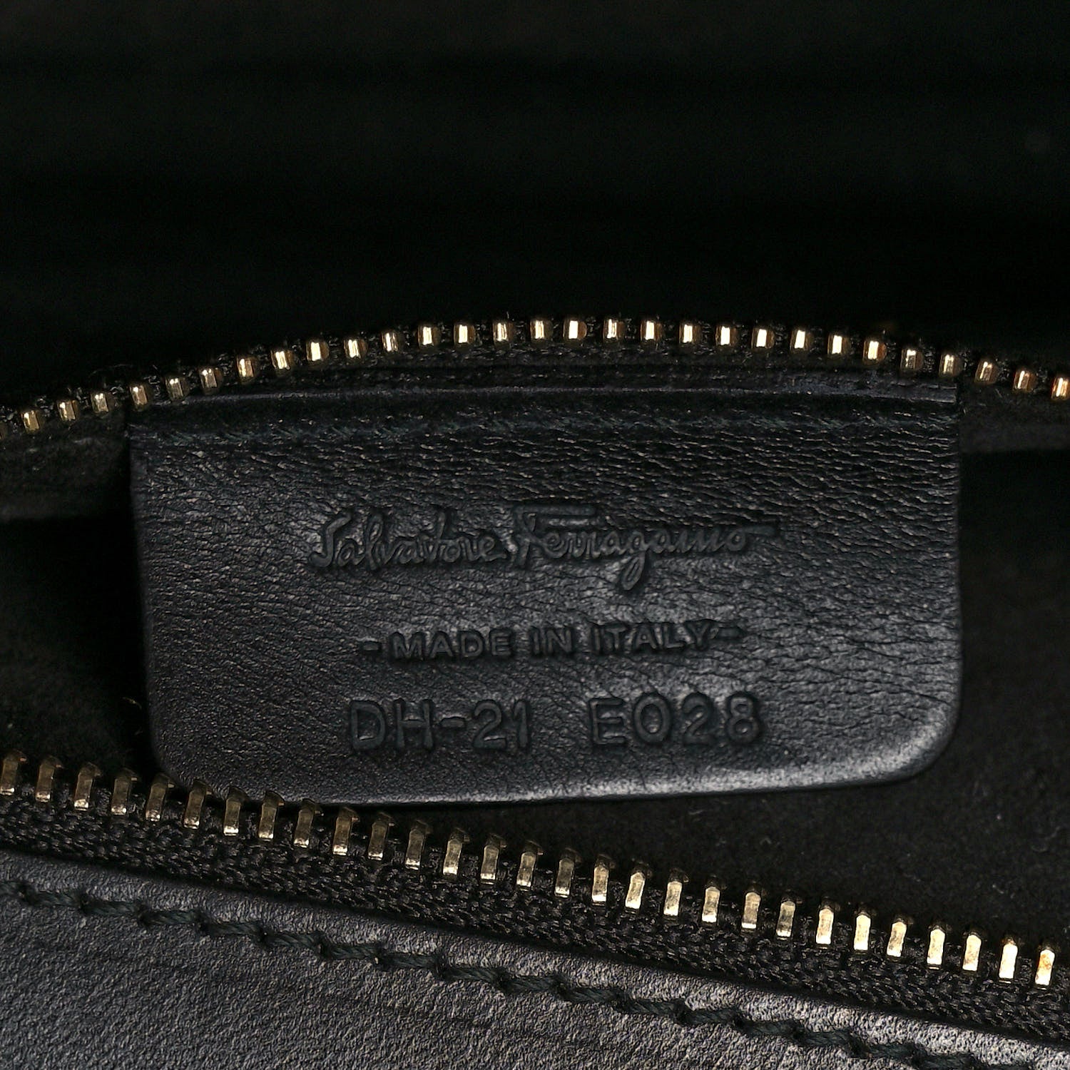 Salvatore Ferragamo Calfskin Whipstitch Kamelia Shoulder Bag Black 7 of 14