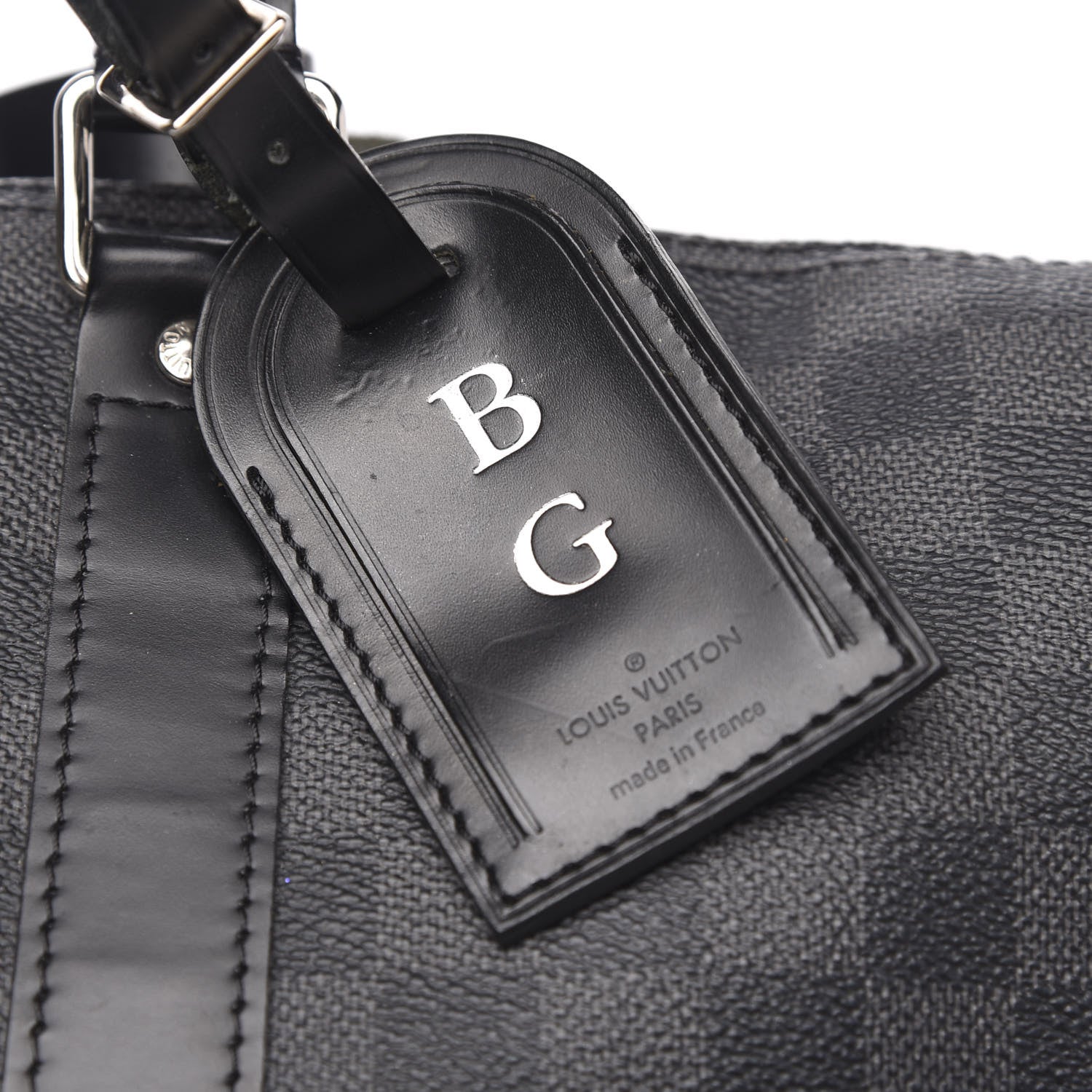 Louis Vuitton Damier Graphite Keepall Bandouliere 55 13 of 15
