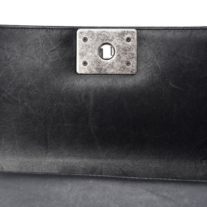 Chanel Calfskin Crystal Studded Small Studded Boy Flap Black 8 of 12