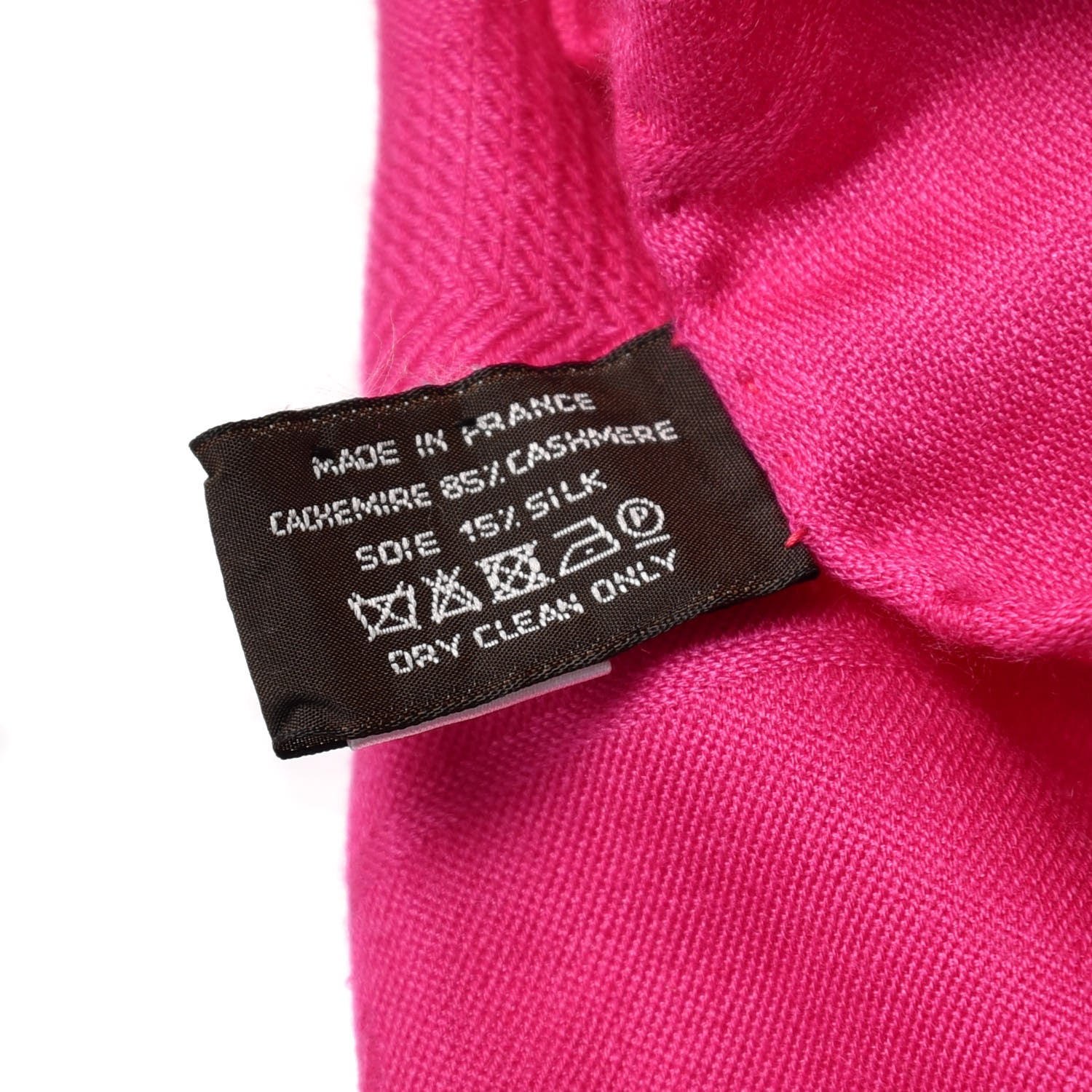 Hermes Cashmere Silk New Libris Stole Rose Indien 5 of 5