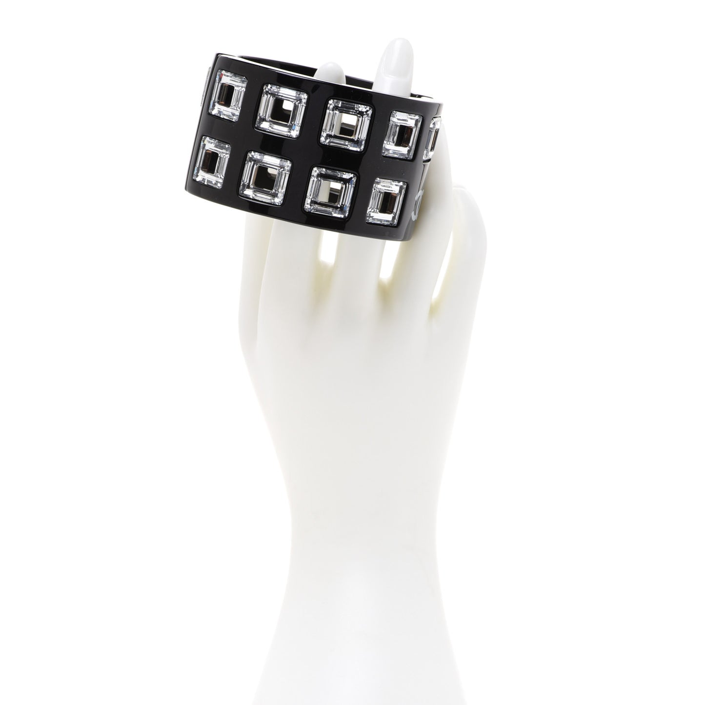 Resin Crystal CC Cuff Black
