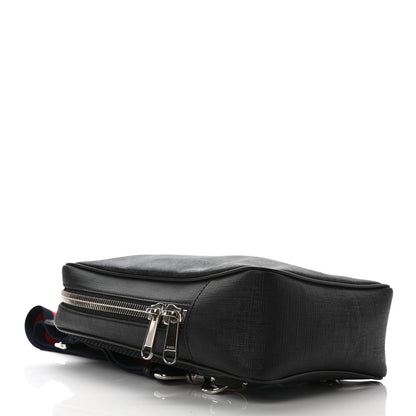 Gucci GG Supreme Monogram Web Belt Bag Black Grey 3 of 10