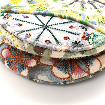 Christian Dior Canvas Embroidered Kaleidiorscopic Saddle Bag Multicolor 8 of 9