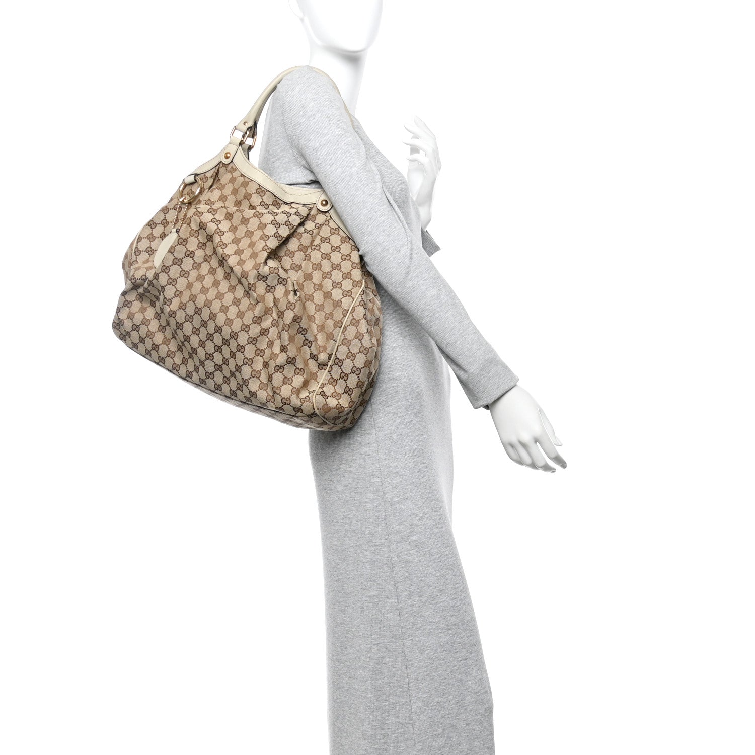 Gucci Monogram Large Sukey Tote Off White 2 of 13
