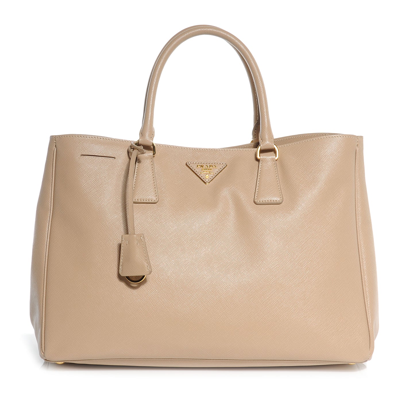 Saffiano Lux Large Tote Sabbia