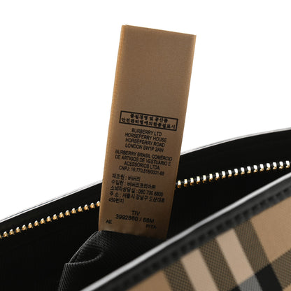Burberry Horseferry Check Small Chichester Crossbody Clutch Bag Black 8 of 10