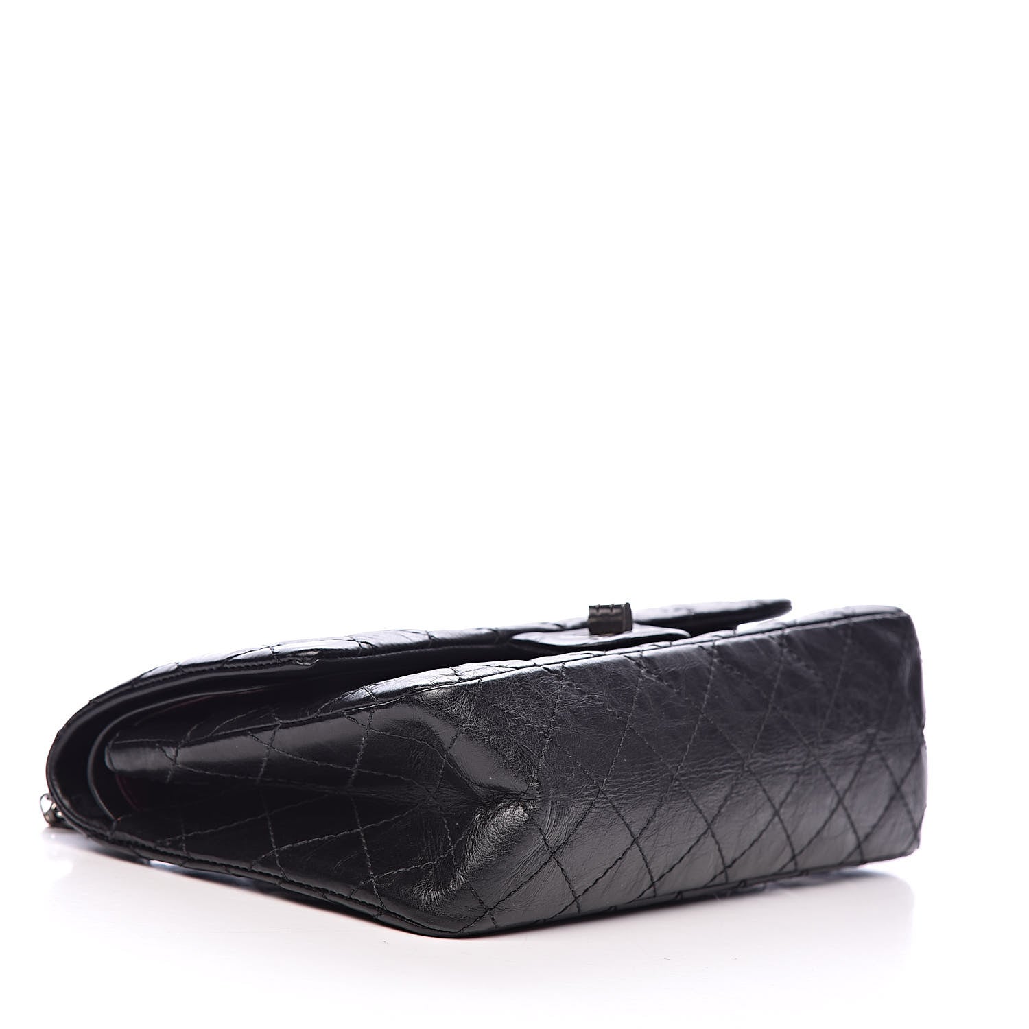 Chanel Aged Calfskin Quilted 2.55 Reissue 225 Flap Black 4 of 16