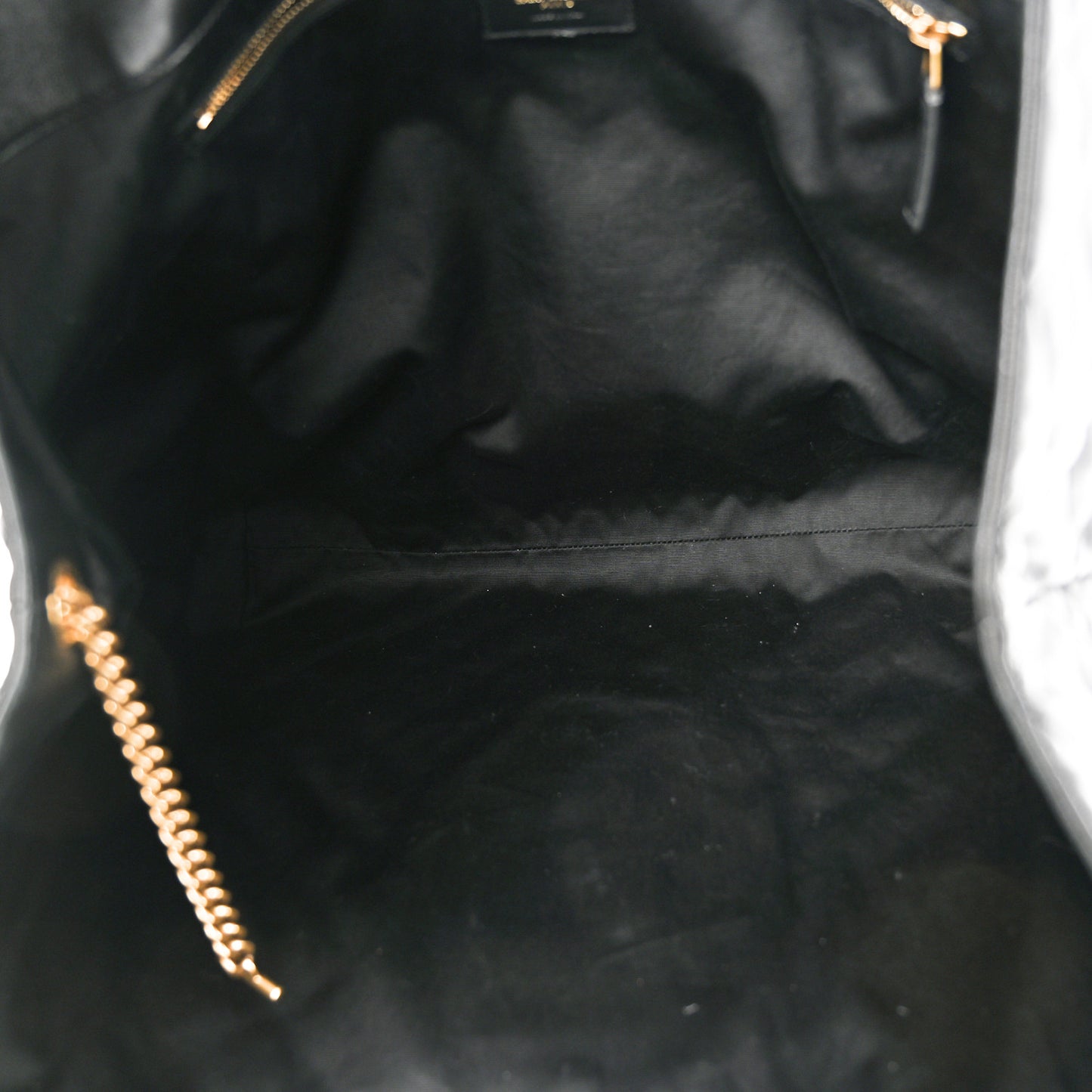 Lambskin Quilted Maxi Icare Shopping Tote Black