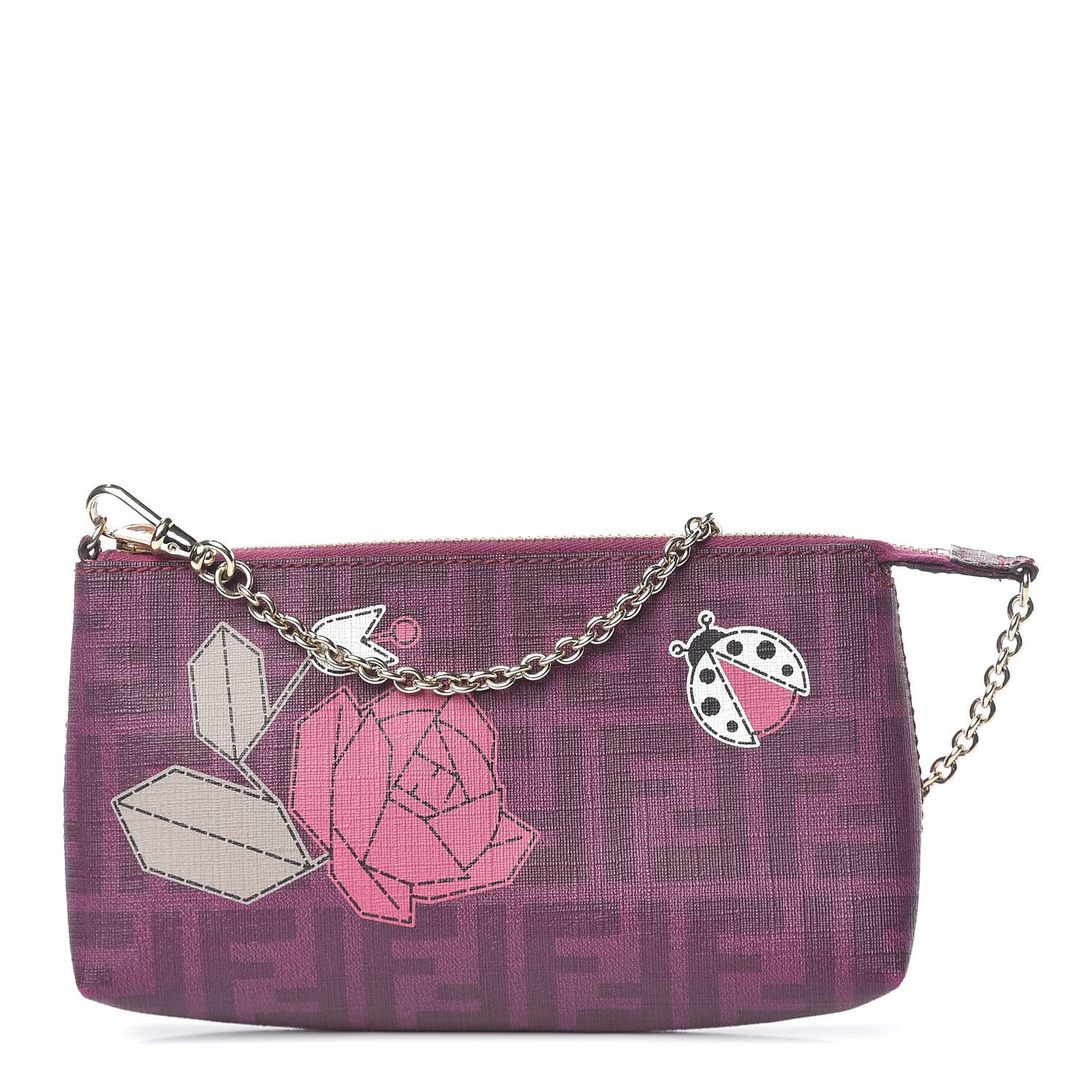 Zucca Spalmati Rose Ladybug Pochette Ciclamino